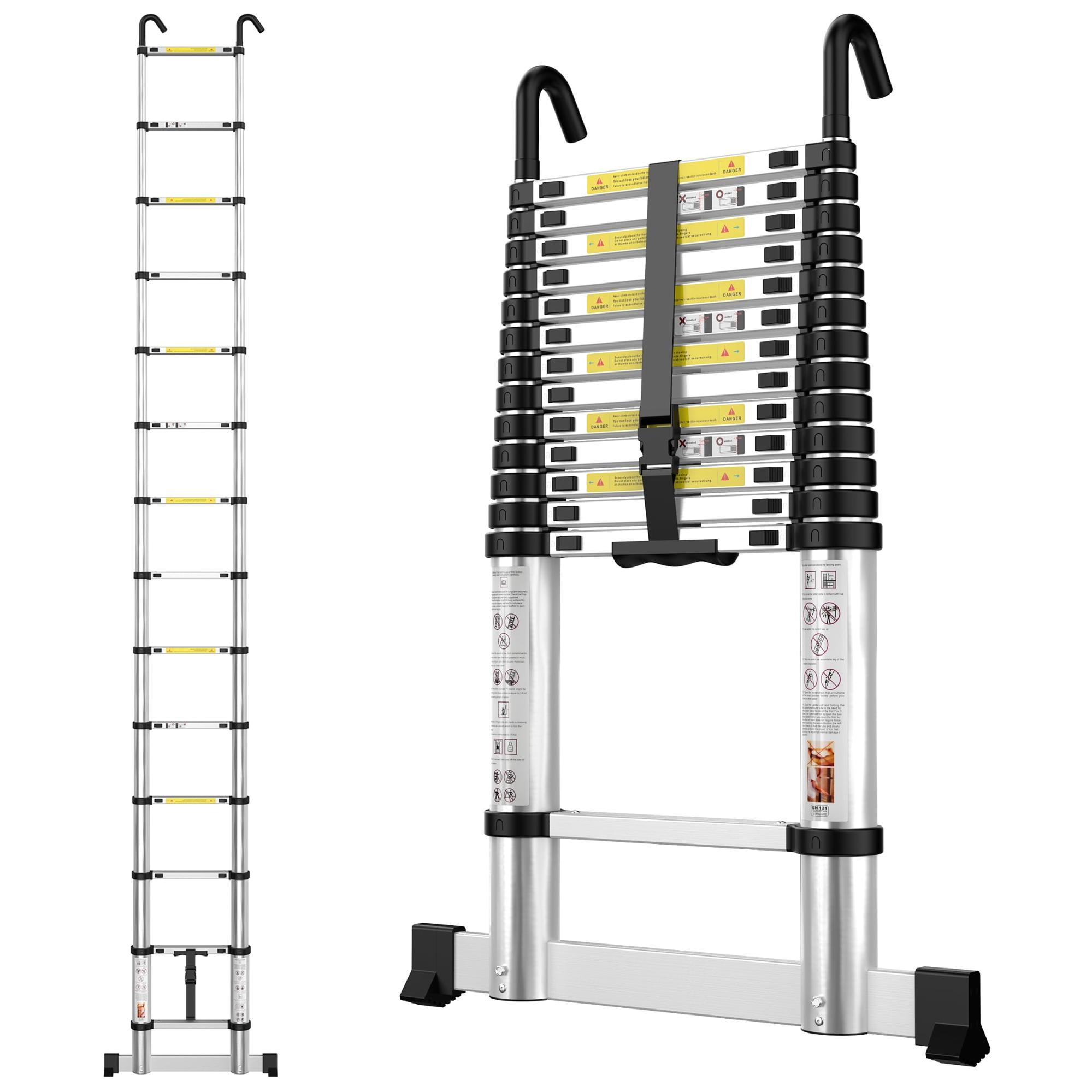 SIMPDIY 4.1m Telescopic Ladder